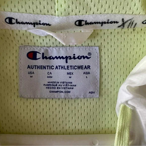 Champion Stadium Color Block Windbreaker Hooded Jacket Women’s size medium - Picture 8 of 11